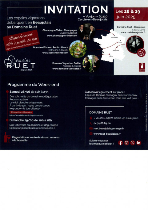 PORTES OUVERTES  au Domaine Ruet