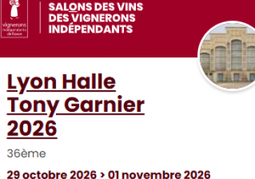 SALON DES VIGNERONS INDEPENDANT DE LYON STAND A6