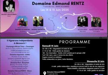 PORTES OUVERTES  DOMAINE RENTZ A ZELLENBERG