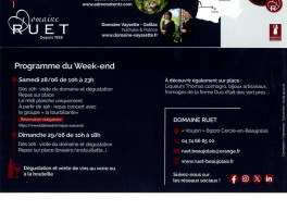 PORTES OUVERTES  au Domaine Ruet